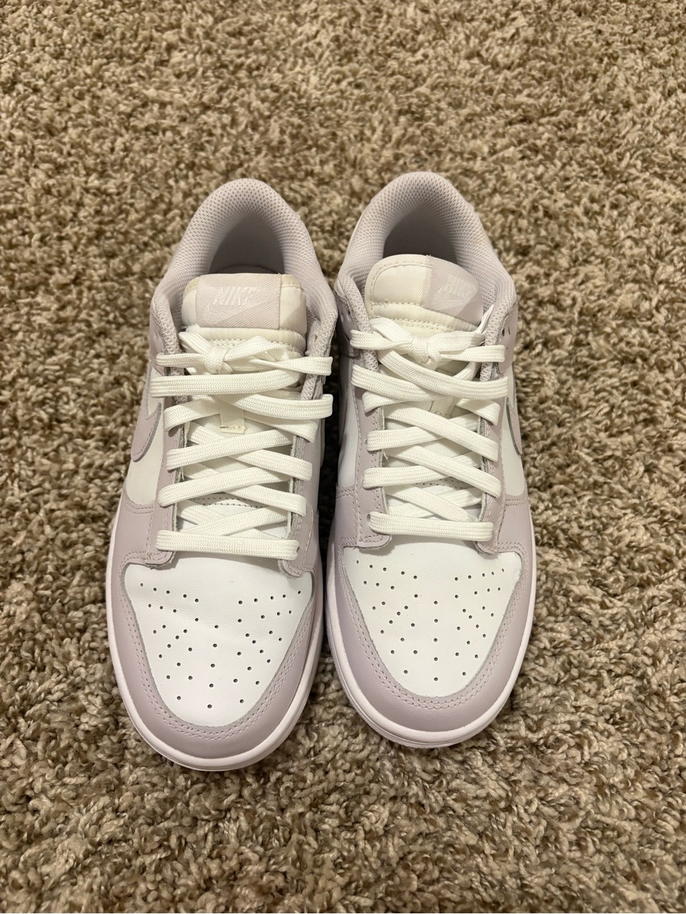 Nike Women’s Low-Top Sneakers in Pale Pink and White